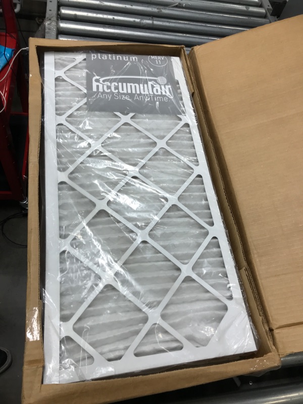 Photo 2 of Accumulair Platinum 14x28x1 MERV 11 Air Filters (6 Pack)