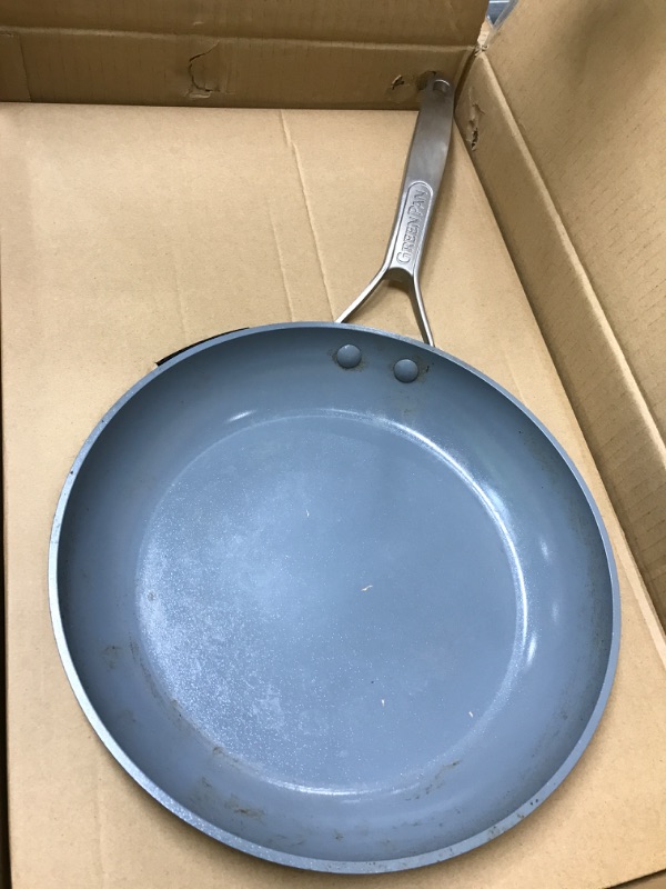 Photo 2 of 10" Stone Frying Pan by Ozeri, with 100% APEO & PFOA-Free Stone-Derived Non-Stick Coating from Germany 10-Inch Anthracite Gray