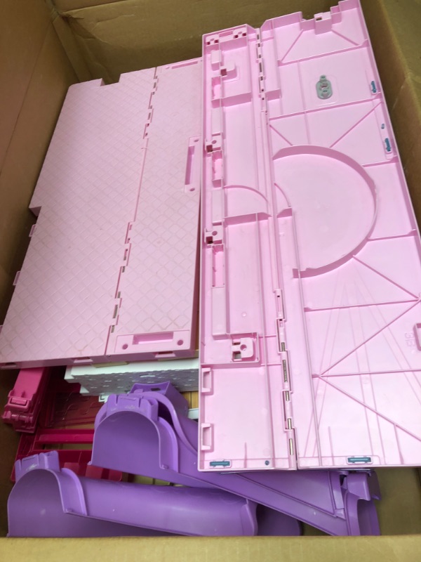 Photo 2 of Barbie Dreamhouse, Doll House Playset with 70+ Accessories Including Transforming Furniture, Elevator, Slide, Lights & Sounds Wheelchair Accessible Elevator