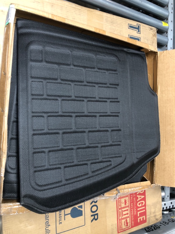 Photo 2 of BASENOR Tesla Model 3 3D Cargo Liner Rear Trunk Mat All-Weather Mat 2016-2023