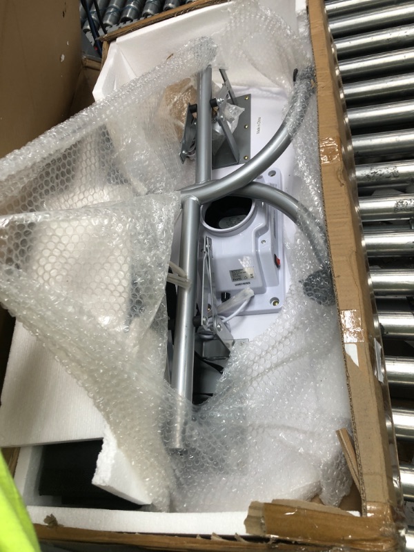 Photo 1 of **missing parts** VIVOHOME Portable Manicure Nail Table on Wheels with Built-in Dust Collector, USB-plug LED Table Lamp, Carry Bag Pink