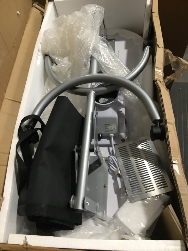 Photo 1 of **missing parts** VIVOHOME Portable Manicure Nail Table on Wheels with Built-in Dust Collector, USB-plug LED Table Lamp, Carry Bag Pink