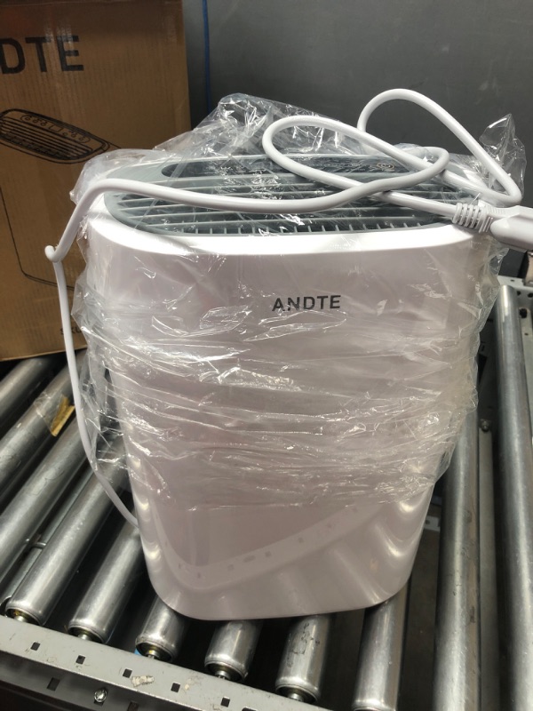 Photo 2 of ANDTE 2500 Sq.Ft Dehumidifiers for Large Room and Home Basements, 31 Pints Dehumidifiers with Auto or Manual Drainage, 0.528 Gallon Water Tank with Drain Hose, Auto Defrost, Dry Clothes Function, 24H Timer