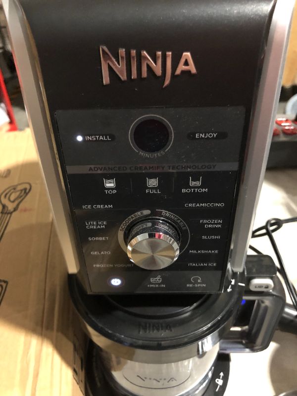 Photo 8 of ***POWERS ON - UNABLE TO TEST FURTHER***
Ninja NC501 CREAMi Deluxe 11-in-1 Ice Cream & Frozen Treat Maker