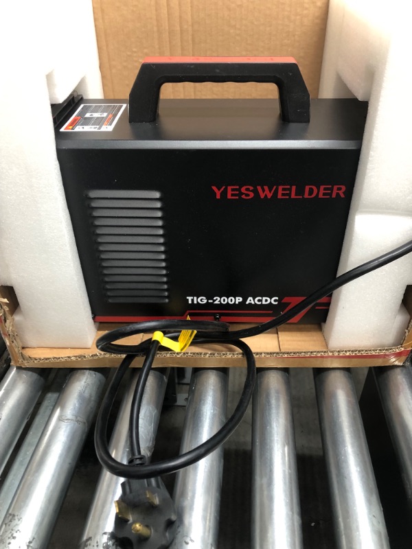 Photo 5 of **NOT TESTED** YESWELDER 200A AC/DC Aluminum Tig Welder with Pulse, Digital Inverter