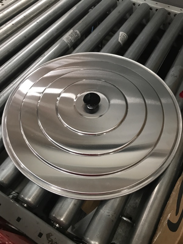 Photo 2 of 
ExcelSteel Universal Lid, 12-1/4", Stainless Steel
