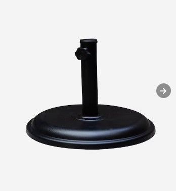 Photo 1 of Style Selections Black Patio Umbrella Base