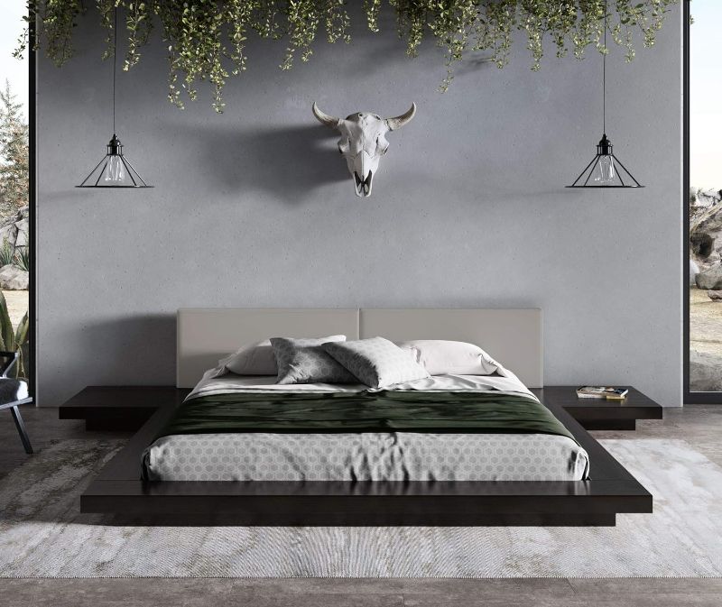 Photo 1 of ***INCOMPLETE MISSING BOX 4 OF 4 !! Modrest Tokyo - Contemporary Black and White Platform Bed
