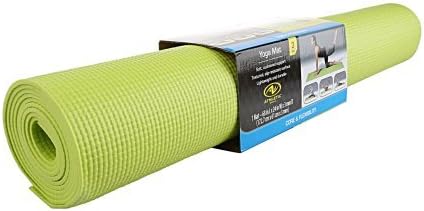 Photo 1 of Athletic Works Yoga Mat Lime Green Exercise 68 inches L x 24 inches W x 3 mm…
