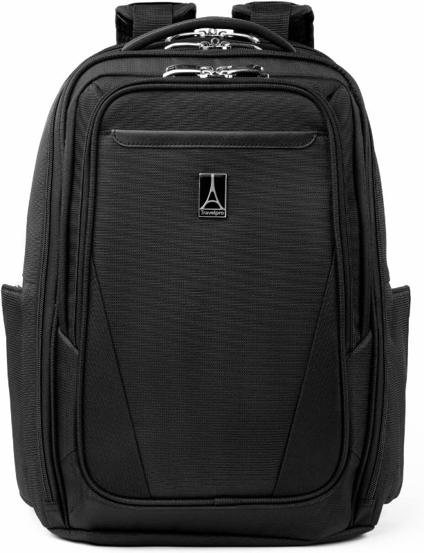 Photo 1 of Travelpro Maxlite Lightweight Laptop Backpack, Fits up to 15 Inch Laptop and 11 Inch Tablet, Water Resistant, Men and Women, Work, Travel, Black, 18-Inch
