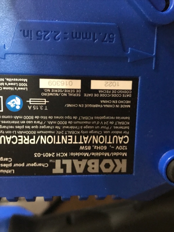 Photo 1 of ***NO BATTERY INCLUDED - UNABLE TO TEST***
Kobalt 5/16-in dia x 35-ft L Galvanized Wire Machine Auger
