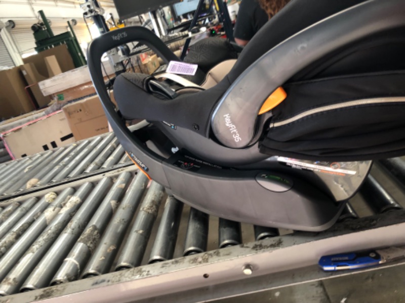 Photo 1 of Chicco KeyFit 35 Infant Car Seat and Base, Rear-Facing Seat for Infants 4-35 lbs, Includes Infant Head and Body Support, Compatible with Chicco Strollers, Baby Travel Gear | Onyx/Black
