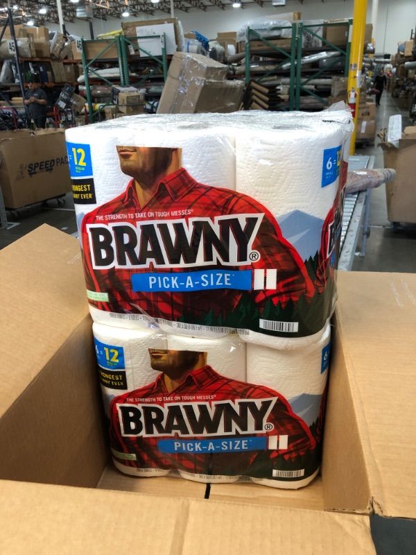 Photo 2 of 2pcks of Brawny® Pick-a-Size® Paper Towels, 6 Double Rolls
