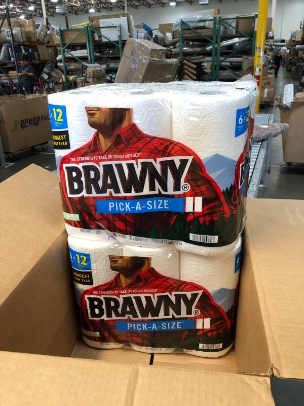 Photo 2 of 2pcks of Brawny® Pick-a-Size® Paper Towels, 6 Double Rolls
