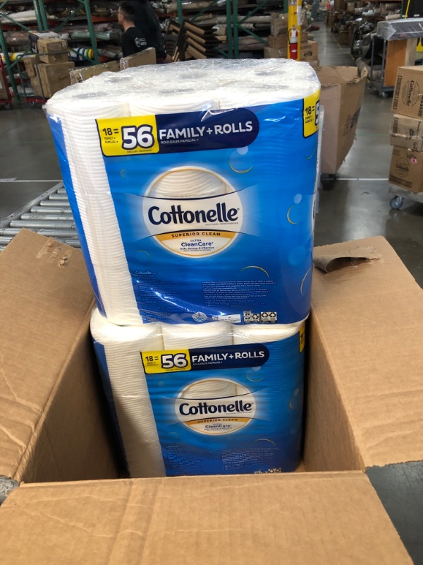 Photo 1 of Cottonelle Toilet Paper - 2-CT. Ultra CleanCare Toilet Paper 112 count
