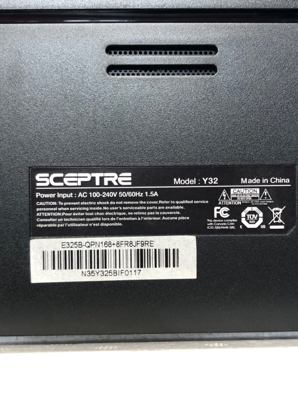 Photo 4 of Sceptre 32 inch QHD IPS Monitor HDR400 2560x1440 DisplayPort up to 144Hz 1ms 120% sRGB Height Adjustable, Build-in Speakers Gunmetal Black (E325B-QPN168)
