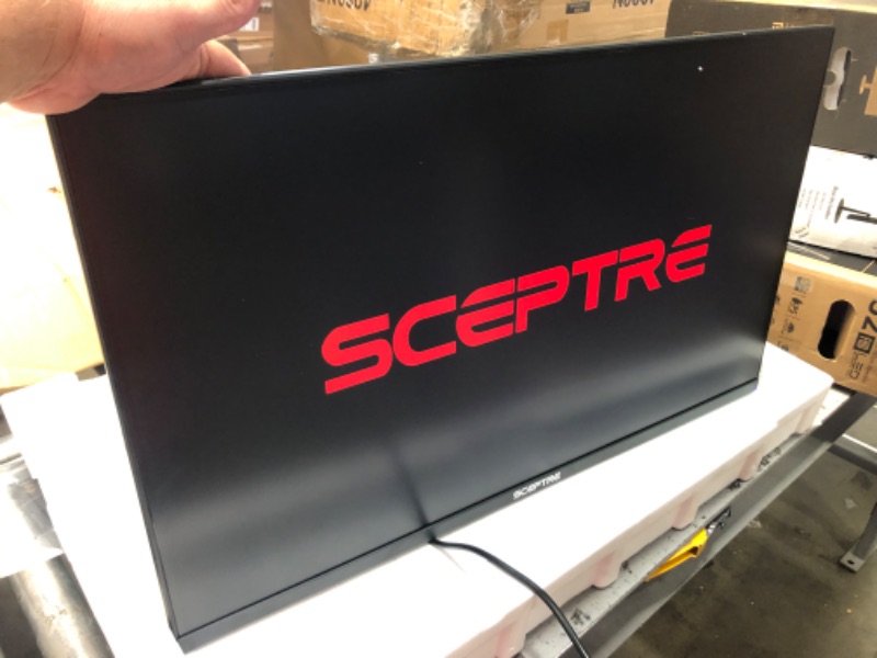 Photo 5 of Sceptre 32 inch QHD IPS Monitor HDR400 2560x1440 DisplayPort up to 144Hz 1ms 120% sRGB Height Adjustable, Build-in Speakers Gunmetal Black (E325B-QPN168)
