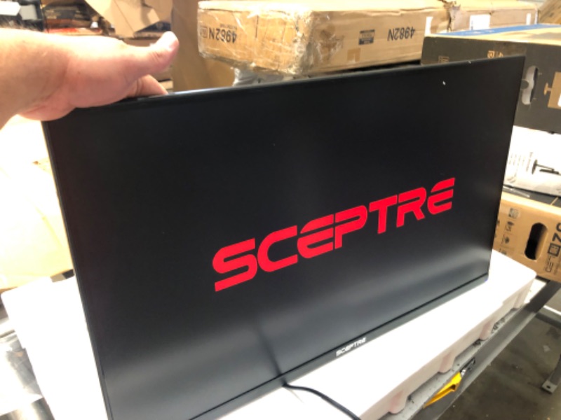 Photo 2 of Sceptre 32 inch QHD IPS Monitor HDR400 2560x1440 DisplayPort up to 144Hz 1ms 120% sRGB Height Adjustable, Build-in Speakers Gunmetal Black (E325B-QPN168)
