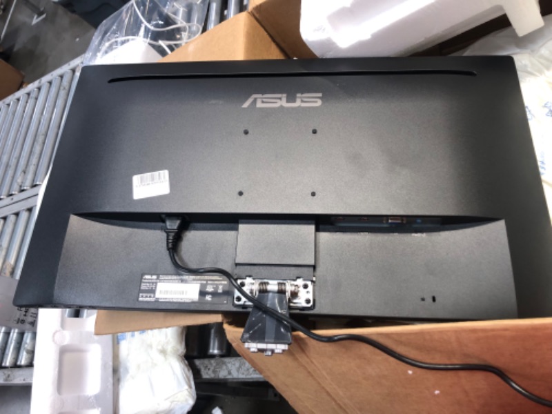 Photo 2 of ASUS 31.5” 1080P Monitor (VA329HE) - Full HD, IPS, 75Hz, Adaptive-Sync, Eye Care, Low Blue Light, Flicker Free, HDMI, VGA, Wall Mountable, Tilt Adjustable,Black
