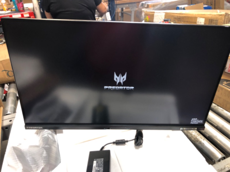 Photo 2 of Acer Predator XB283K KVbmiipruzx 28" UHD 3840 x 2160IPS Gaming Monitor | FreeSync Premium/G-SYNC Compatible | 144Hz | 1xUSB Type-C, 1xDP 1.4, 2xHDMI 2.1 & 4xUSB