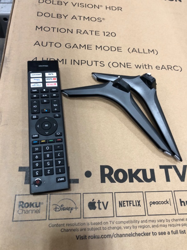 Photo 1 of Hisense A4 Series 40-Inch Class FHD Smart Android TV with DTS Virtual X, Game & Sports Modes, Chromecast Built-in, Alexa Compatibility (40A4H, 2022 New Model)