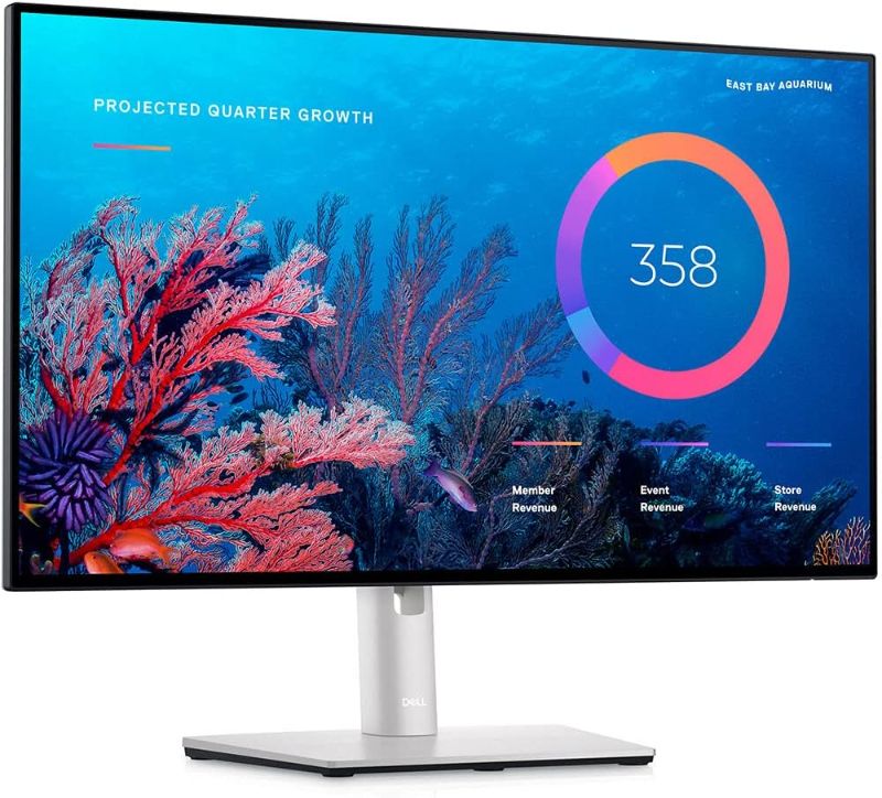 Photo 1 of Dell U2422HE UltraSharp 24" Full HD 1080p, 16:9 IPS, USB-C Hub Monitor (U2422HE) + HDMI Cable 
