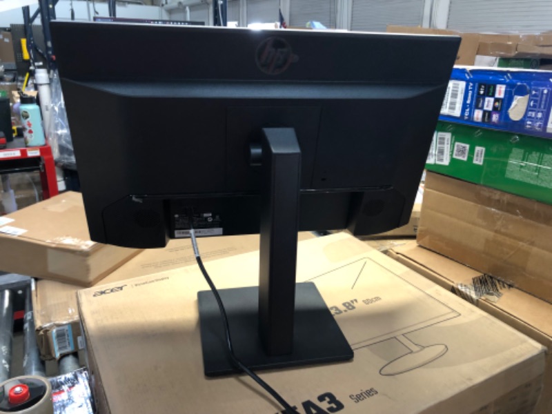 Photo 3 of HP 24mh FHD Computer Monitor with 23.8-Inch IPS Display (1080p) - Built-In Speakers and VESA Mounting - Height/Tilt Adjustment for Ergonomic Viewing - HDMI and DisplayPort - (1D0J9AA#ABA)
