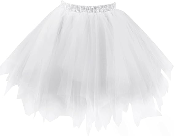 Photo 1 of emondora Women's Tutu Tulle Petticoat Ballet Bubble Skirts Short Prom Dress Up size small
