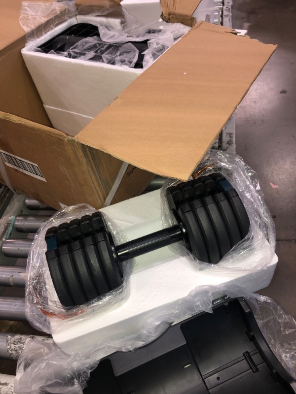 Photo 2 of *BOTH SETS INCLUDED* ProForm ProForm 50 LB Select-A-Weight Dumbbell Set Plastic 2-Piece Set 50-lb Adjustable Dumbbell
