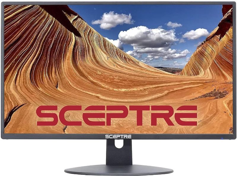 Photo 1 of ***DAMAGED - FLICKERS - NOT FUNCTIONAL - FOR PARTS - SEE NOTES***
Sceptre 24-inch Professional Thin 1080p LED Monitor 99% sRGB 2x HDMI