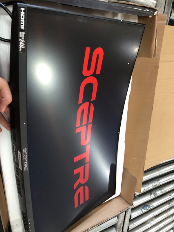 Photo 2 of Sceptre 27-inch Curved Gaming Monitor up to 240Hz DisplayPort HDMI 1ms 99% sRGB Build-in Speakers, R1500 Machine Black 2023 (C275B-FWT240) 27" Curved 240Hz