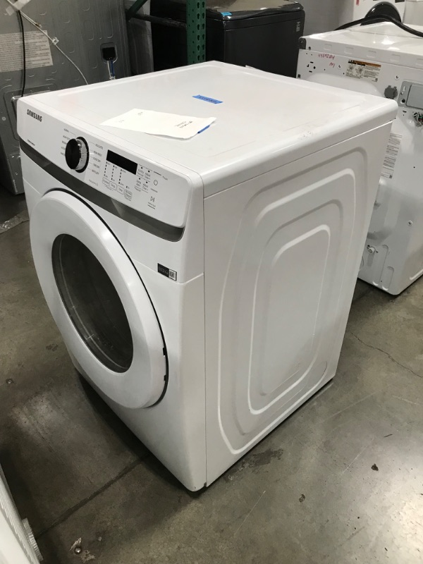 Photo 2 of Samsung 7.5-cu ft Stackable Electric Dryer (White)