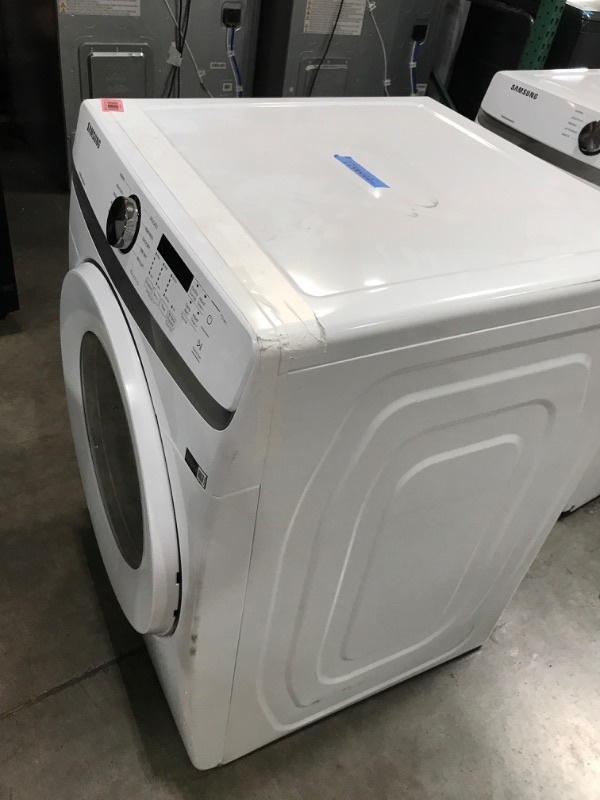 Photo 5 of Samsung 7.5-cu ft Stackable Electric Dryer (White)