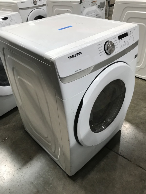 Photo 2 of Samsung 7.5-cu ft Stackable Electric Dryer (White)