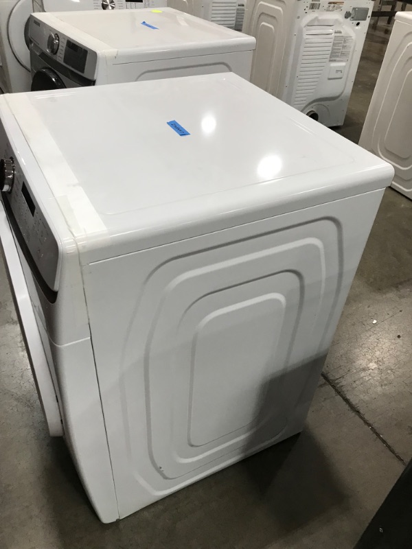 Photo 5 of Samsung 7.5-cu ft Stackable Electric Dryer (White)