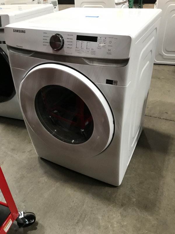 Photo 2 of Samsung 7.5-cu ft Stackable Electric Dryer (White)