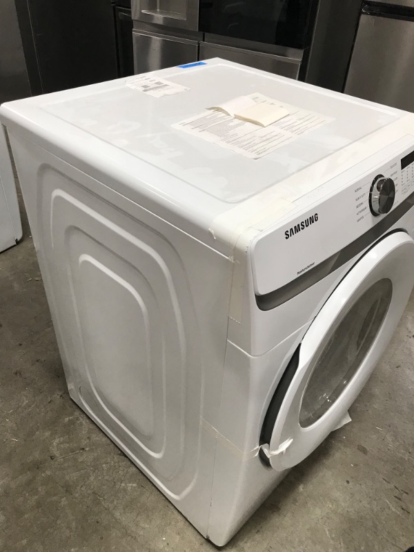 Photo 3 of Samsung 7.5-cu ft Stackable Electric Dryer (White)