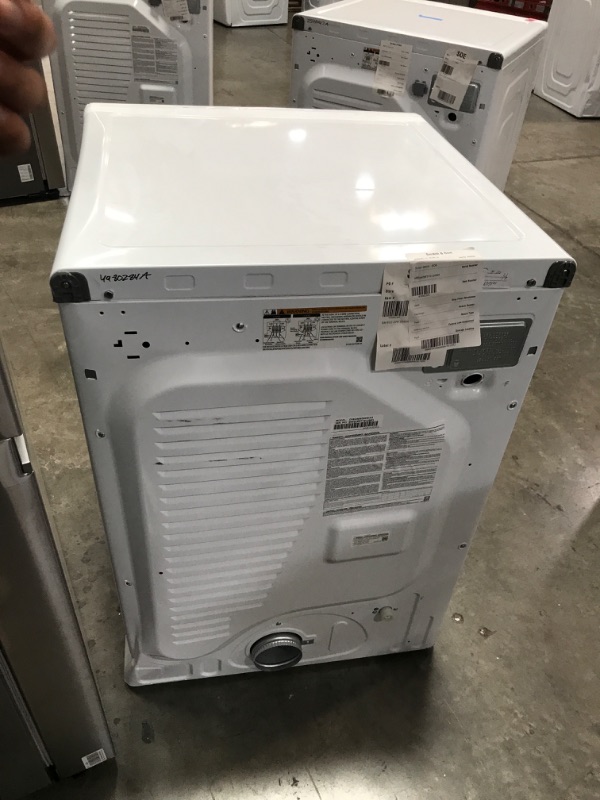 Photo 5 of **SEE NOTES/DAMAGED**
Samsung 7.5-cu ft Stackable Electric Dryer (White)