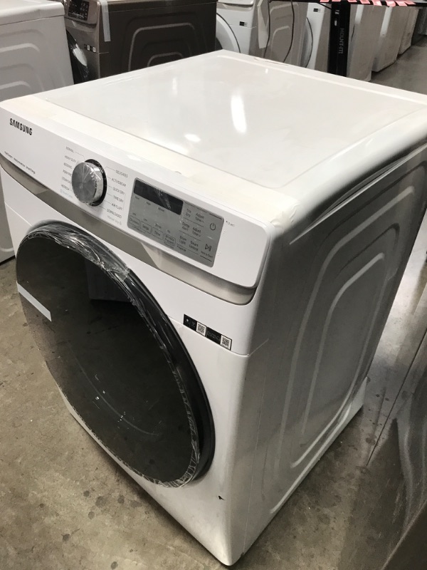 Photo 3 of Samsung 7.5-cu ft Stackable Electric Dryer (White)