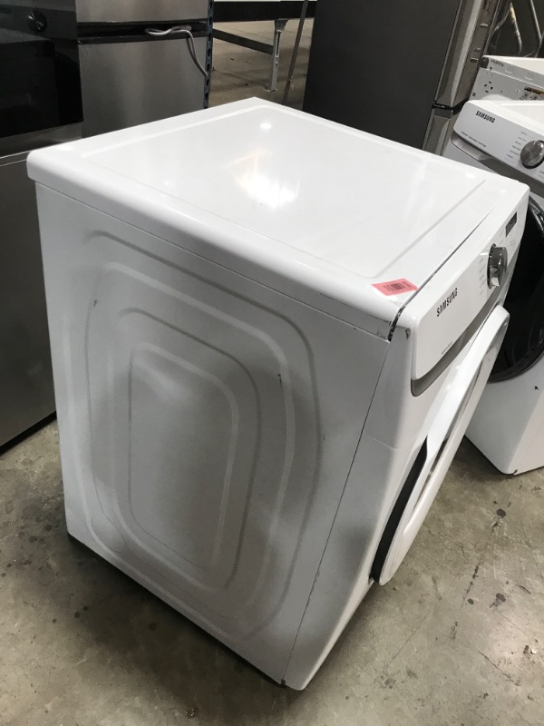 Photo 2 of Samsung 7.5-cu ft Stackable Electric Dryer (White)