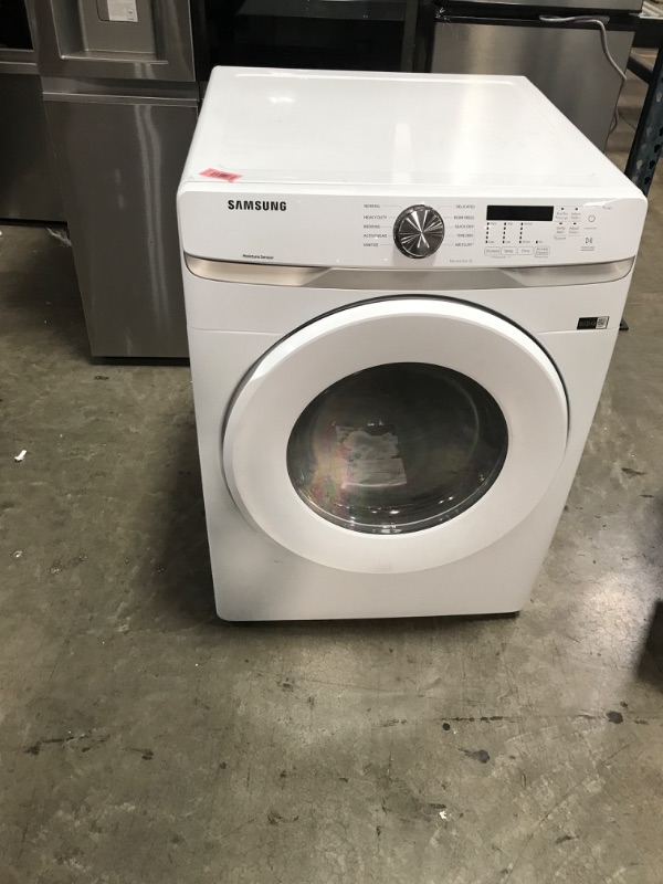 Photo 3 of Samsung 7.5-cu ft Stackable Electric Dryer (White)