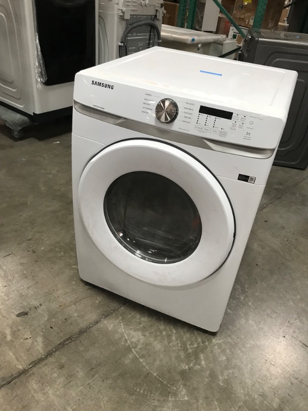 Photo 8 of Samsung 7.5-cu ft Stackable Steam Cycle Smart Electric Dryer (Champagne)