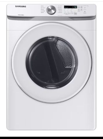 Photo 1 of Samsung 7.5-cu ft Stackable Steam Cycle Smart Electric Dryer (Champagne)