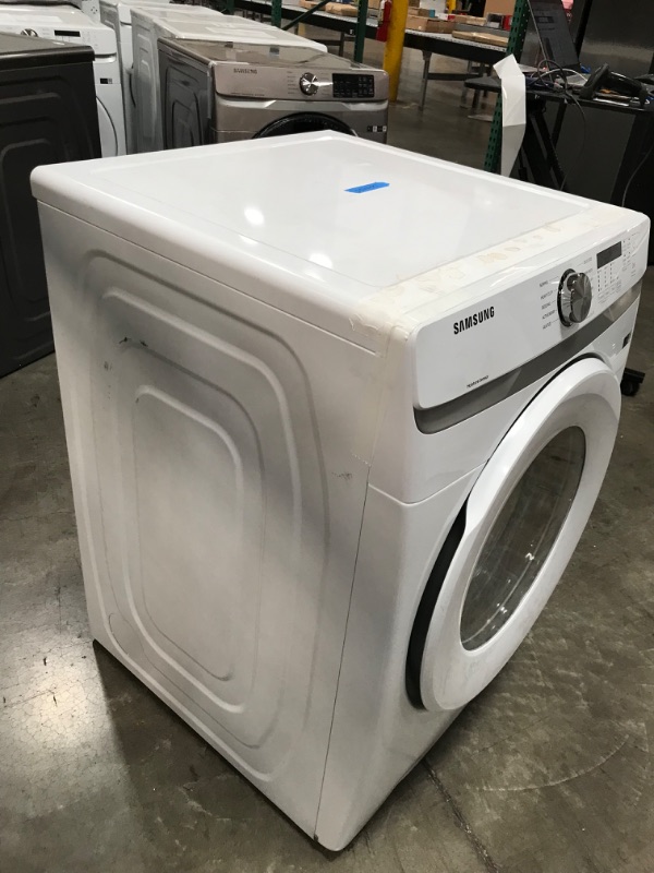 Photo 6 of Samsung 7.5-cu ft Stackable Steam Cycle Smart Electric Dryer (Champagne)