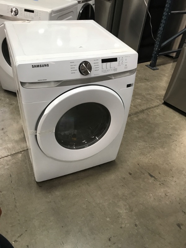 Photo 4 of Samsung 7.5-cu ft Stackable Electric Dryer (White)