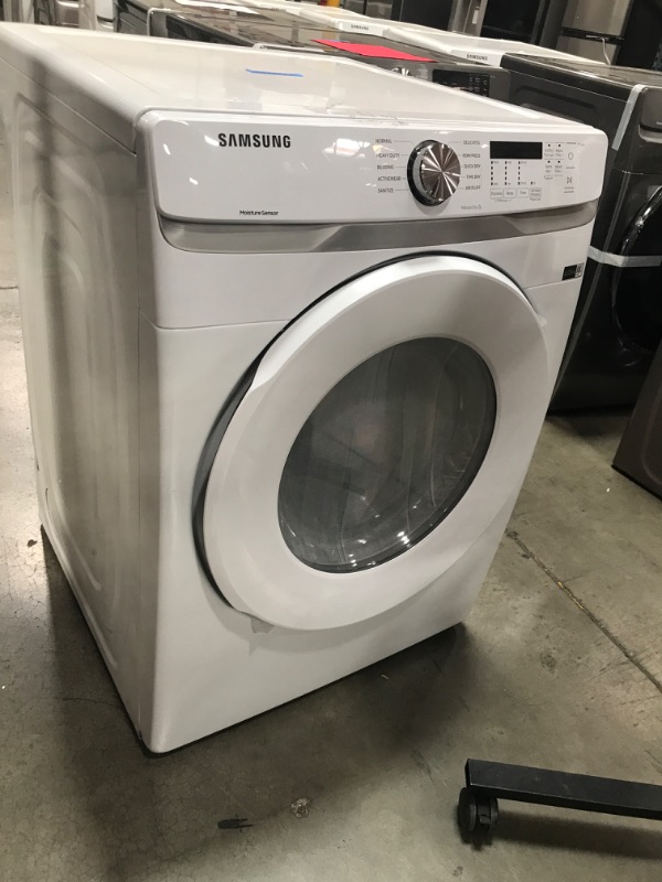 Photo 2 of Samsung 7.5-cu ft Stackable Electric Dryer (White)