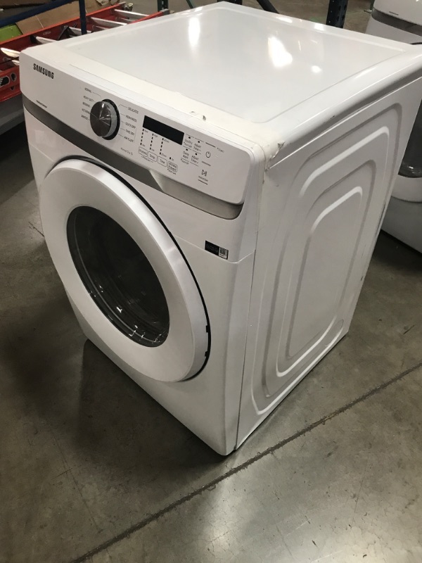 Photo 2 of Samsung 7.5-cu ft Stackable Electric Dryer (White)