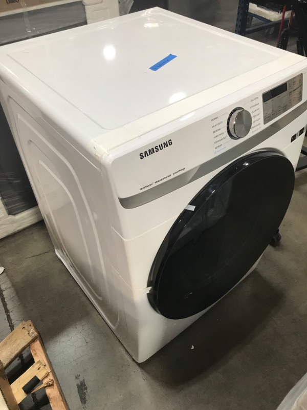 Photo 3 of Samsung 7.5-cu ft Stackable Steam Cycle Smart Electric Dryer (White)