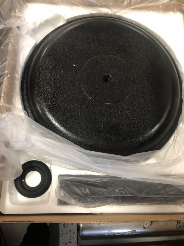 Photo 1 of Style Selections Black Patio Umbrella Base
