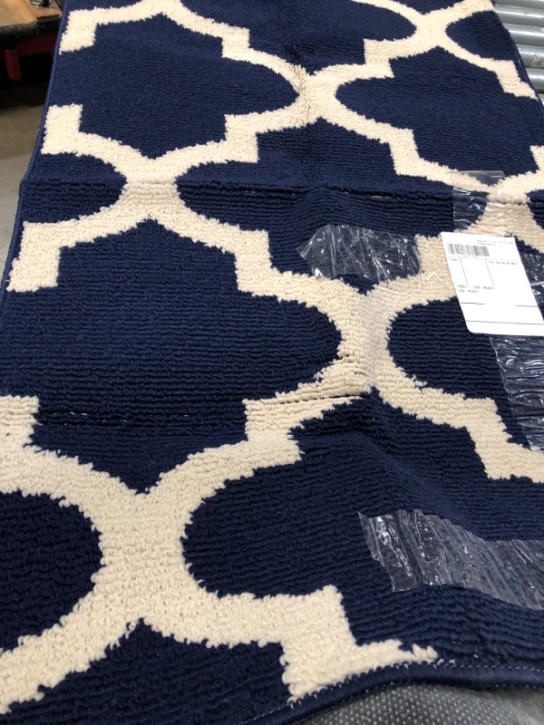 Photo 1 of 2.7x4 ft  blue and white rug